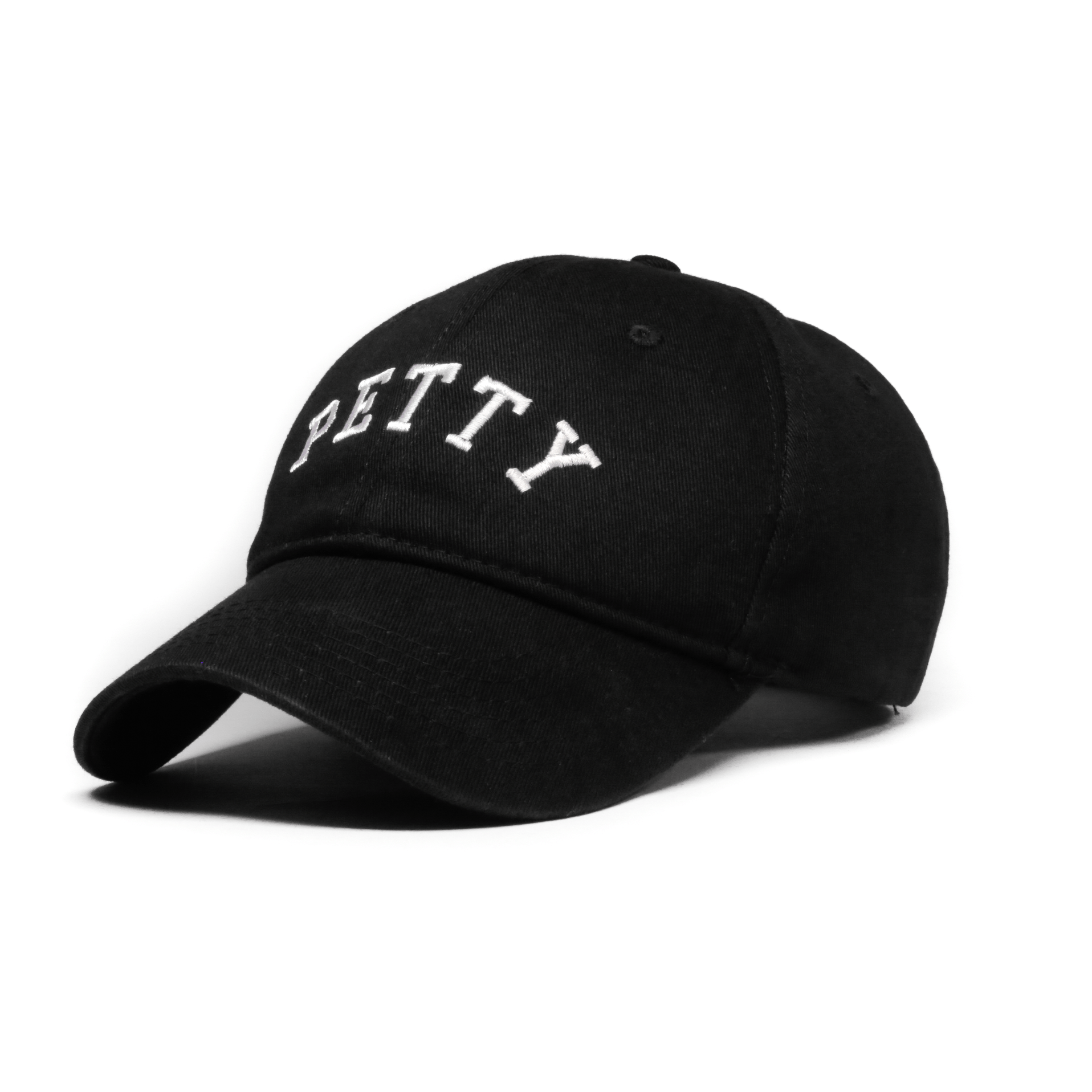 Petty Baseball Hat (Black) - SeasonCaps  - Dad Cap 