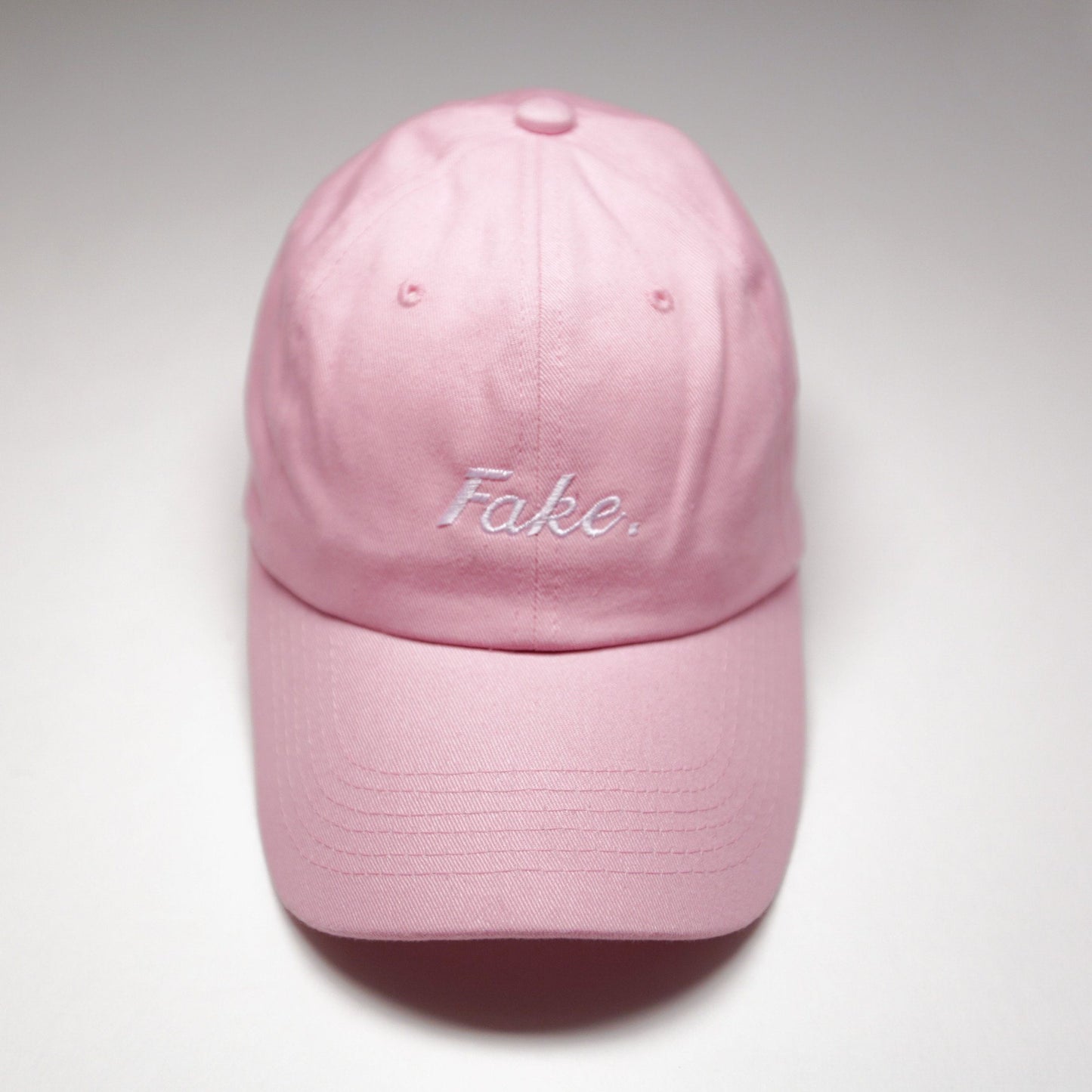 Pink "Fake" Cap - SeasonCaps  - Dad Cap 